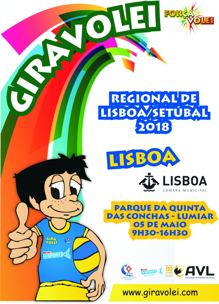 Encontro Regional Gira-Volei Lisboa realiza-se dia 5 Maio na Quinta das Conchas Encontro Regional Gira-Volei Lisboa realiza-se dia 5 Maio na Quinta das Conchas