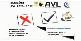Eleições na AVL em Dezembro de 2019 (AVL 20/22)