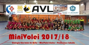Circuito Regional Minivoleibol AVL &quot;Professor António Martins &quot; 2017/2018- 2º Torneio