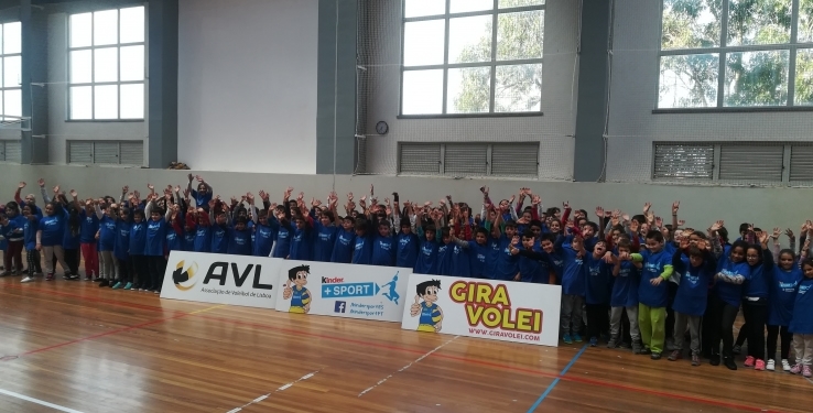 Formação Professores Gira volei escola EB1 Quinta da Vala em Alverca