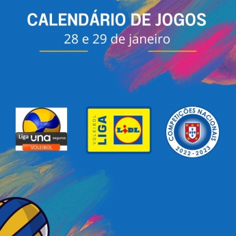 CALENDÁRIO DA SEMANA 28 E 29 DE JANEIRO