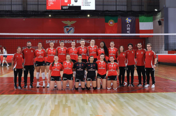 SL Benfica perde primeiro jogo dos quartos-de-final da Cev Challenge Cup