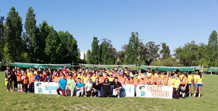 Gira volei continua a sua trajectória de crescimento no número atletas