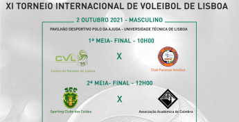 "XI Torneio Internacional de Voleibol de Lisboa" do CVL