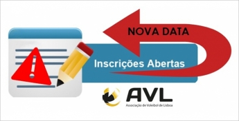 Nova data para inscrições